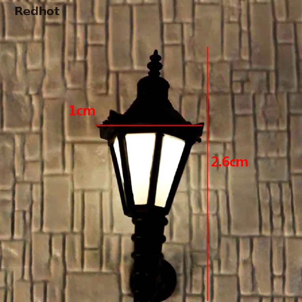 &lt; Redhot &gt; Đèn Gắn Tường Mini Cho Nhà Búp Bê