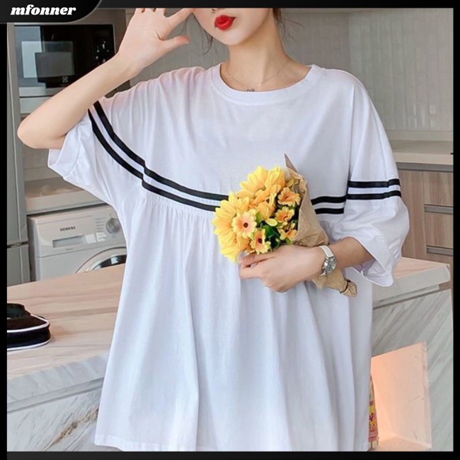 Đầm Midi Chữ A Tay Lửng Cổ Tròn In Họa Tiết Ngọt Ngào Thời Trang Cho Nữ