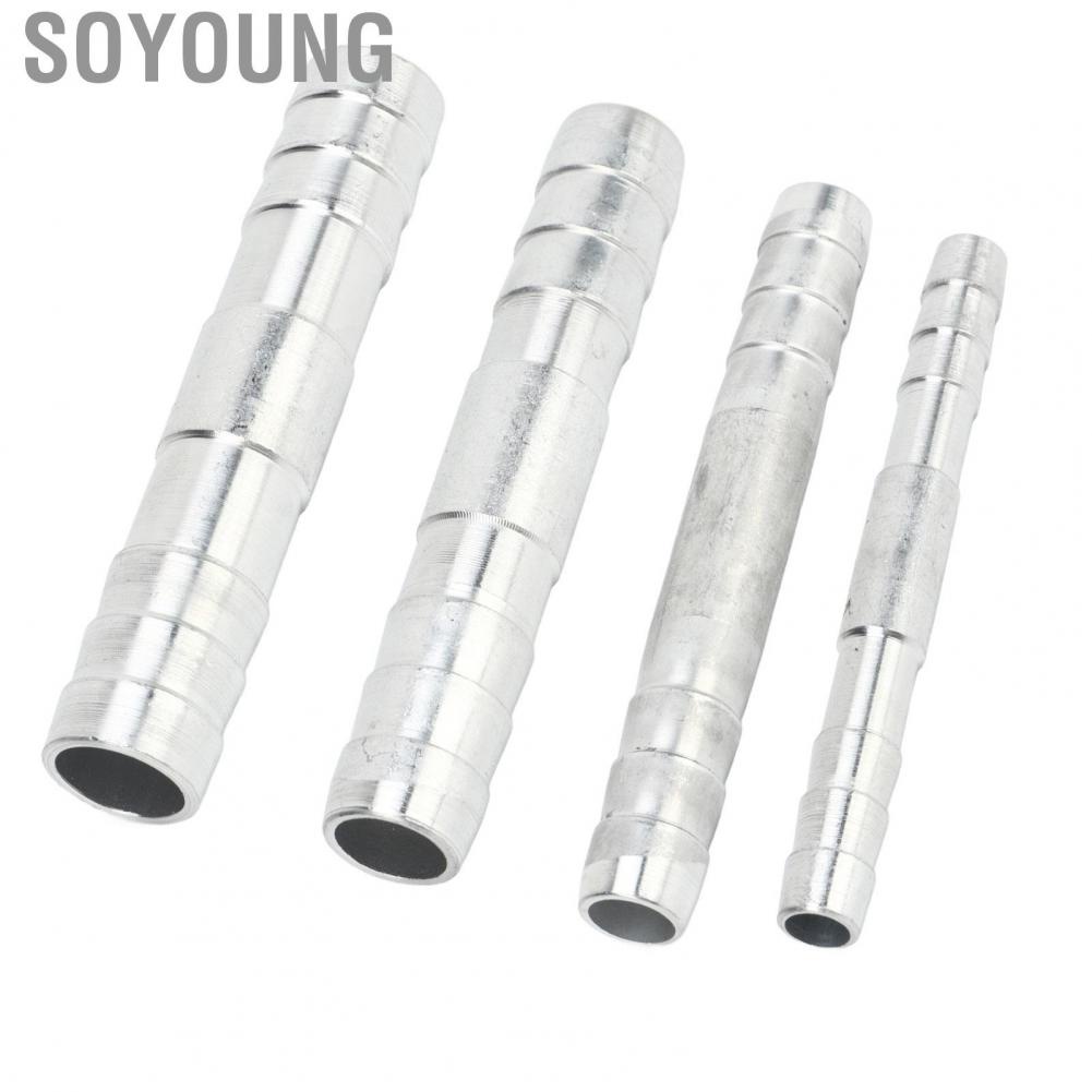 Soyoung Refrigerant Hose Barb Connector Aluminum Air Conditioning Fitting for Cars Trucks