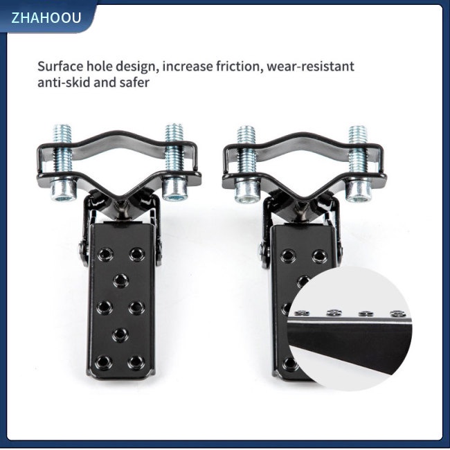 ☃Nhà Cửa☃ 1 Cặp Bàn Đạp Để Chân Hấp Thụ Sốc Có Thể Gập Lại Cho Xe Máy Honda