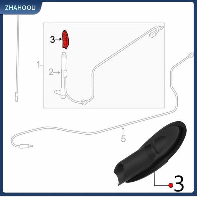 ☃Nhà Cửa☃ Đế Ăng Ten Radio OE 86392-AE010 Tương Thích Với Toyota Sienna 2004-2010