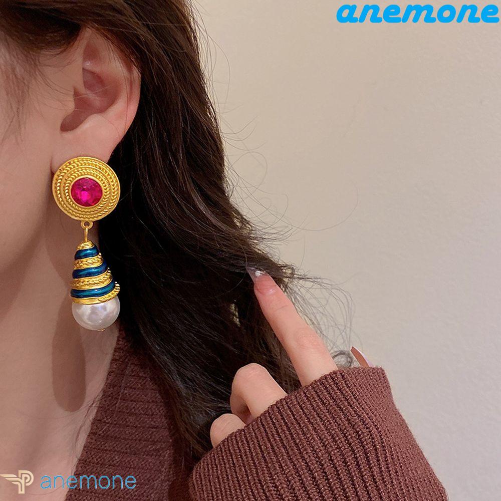 Khuyên Tai Thả Thanh Lịch Cổ Điển Cho Nữ|Nơ Phong Cách Baroque|Bông Tai Tua Rua Thời Trang Nữ Tính