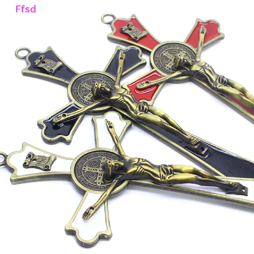 {Ffsd} Mặt Vòng cổ Hình Chúa Jesus Tráng Men Nhiều Màu Sắc Trang Trí Nhà Cửa DIY * Bán Chạy