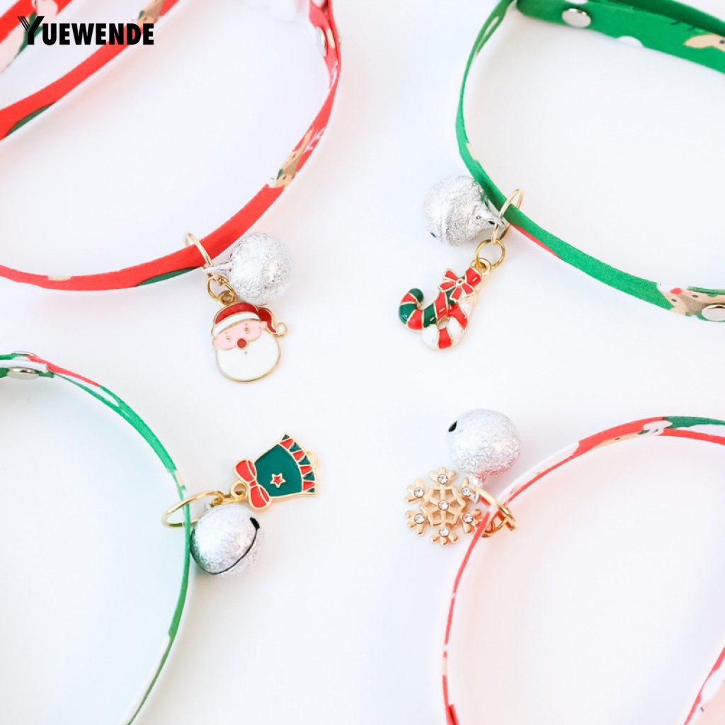 Vòng Cổ YE.B Mặt Dây Lâu Dài Mặt Chủ Đề Giáng Sinh Cho Thú Cưng