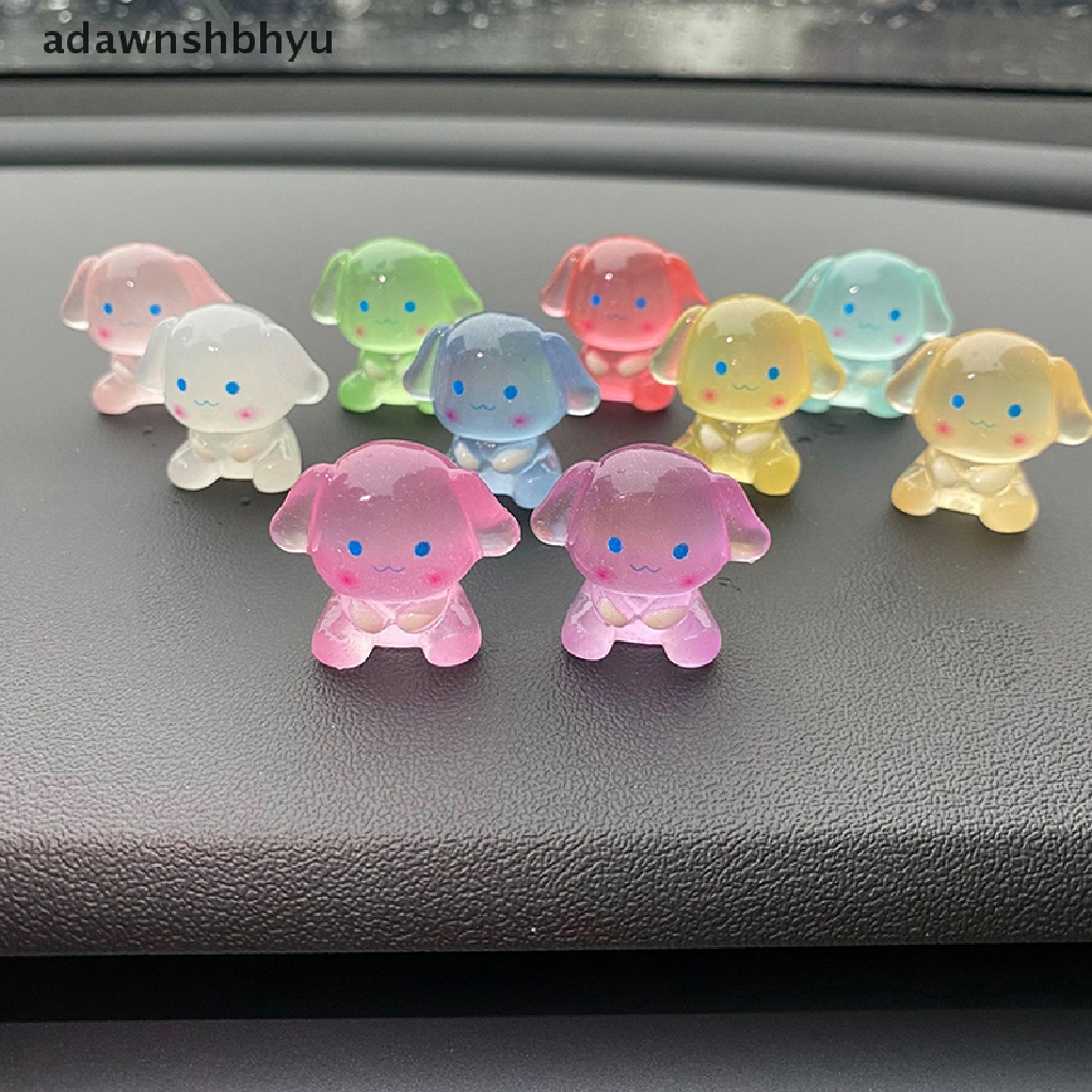 Set 10 Đồ trang trí Động Vật Hoạt Hình Mini Phát Sáng Trong Bóng Tối Trang Trí Tiểu Cảnh