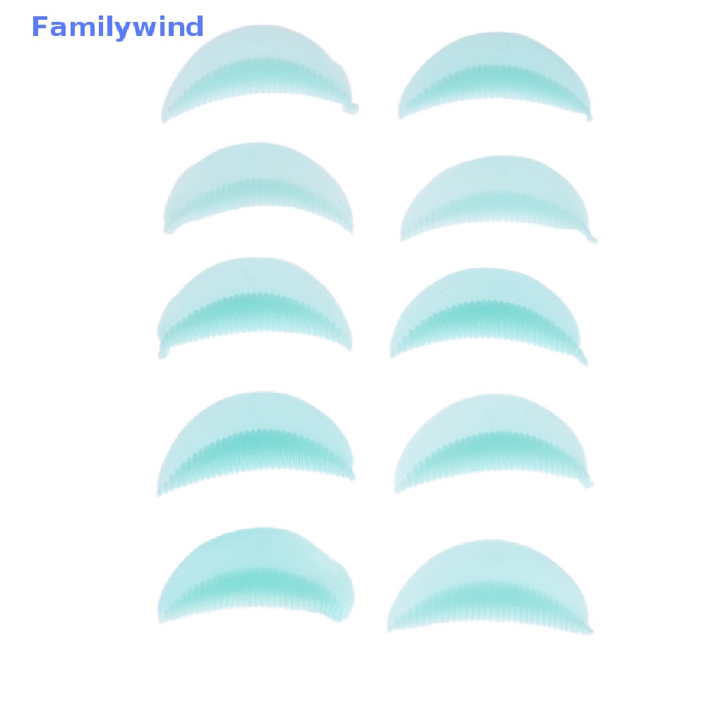 Set 5 Cặp Đệm Silicone Hỗ Trợ Uốn Mi Tiện Dụng