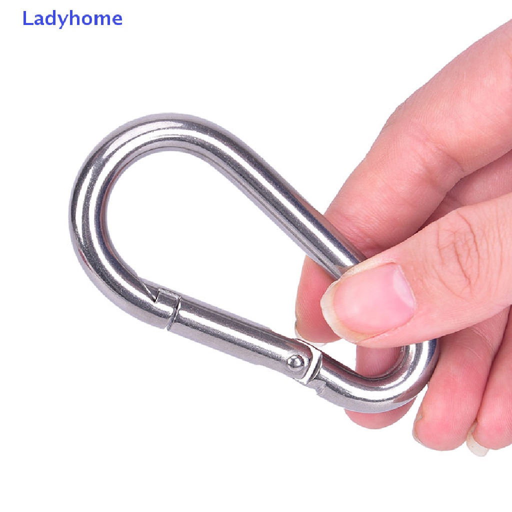 Móc Khóa Carabiner Bằng Thép Không Gỉ 304 Tháo Gỡ Nhanh Cho Nữ