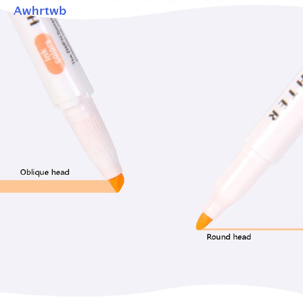 Hộp Bút Đánh Dấu Hai Đầu 5 Màu Huỳnh Quang Nghệ Thuật Mới
