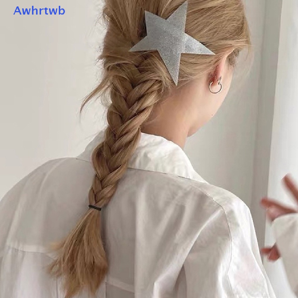 Kẹp Tóc Hình Ngôi Sao Năm Cánh Đính Đá Thời Trang Cho Nữ y2k Mới