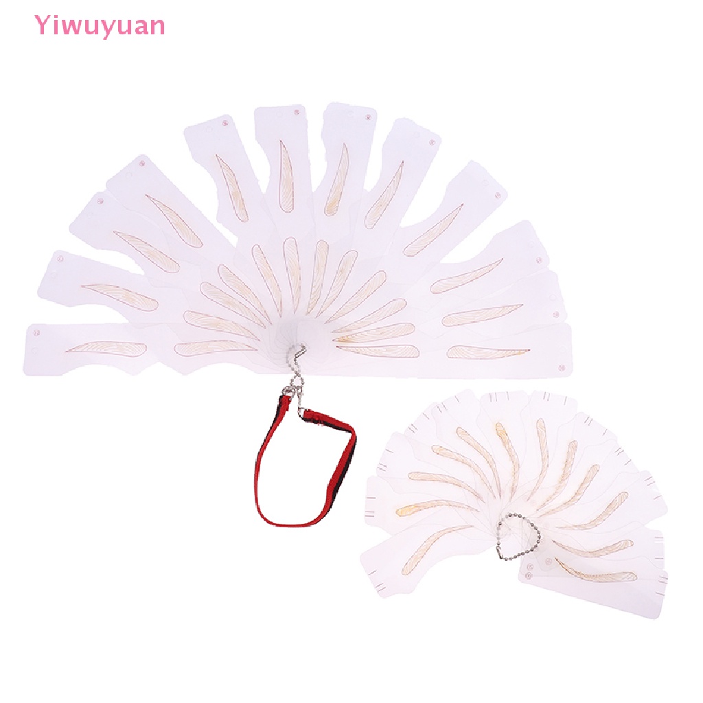 Bộ Khuôn Vẽ Lông Mày 12 Kiểu Dáng Mới