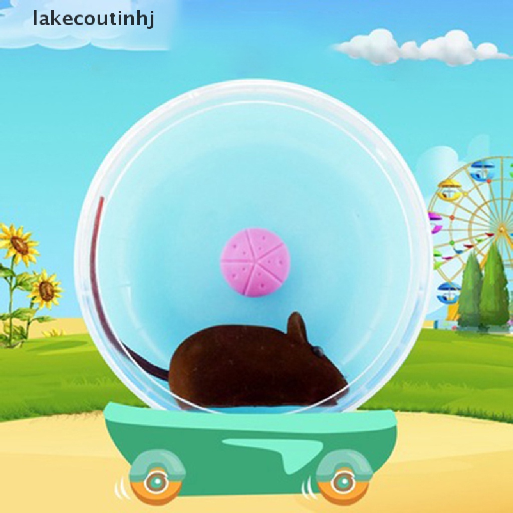 Bánh Xe Tập Chạy Bằng Nhựa Hình Chuột Hamster Dễ Thương