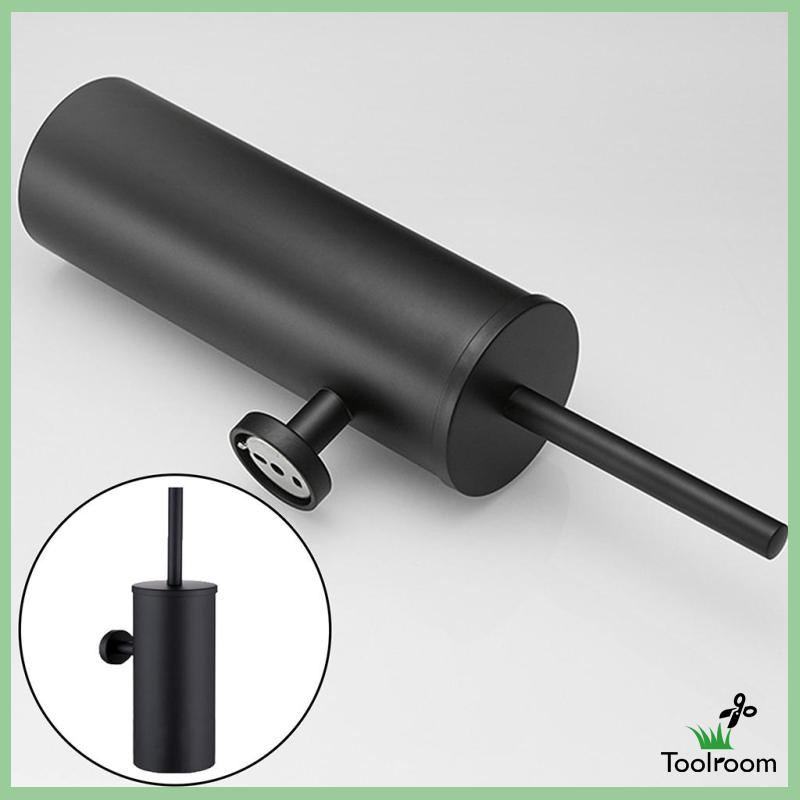 Đầu Bàn Chải Vệ Sinh Toilet Gắn Tường Màu Đen Nhám Tiện Dụng