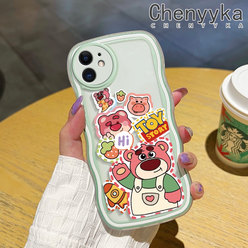 Ốp Điện Thoại Silicone Mềm Chống Sốc In Hình Gấu / Dâu Tây Cho Realme 3 Pro Realme 3i 3i