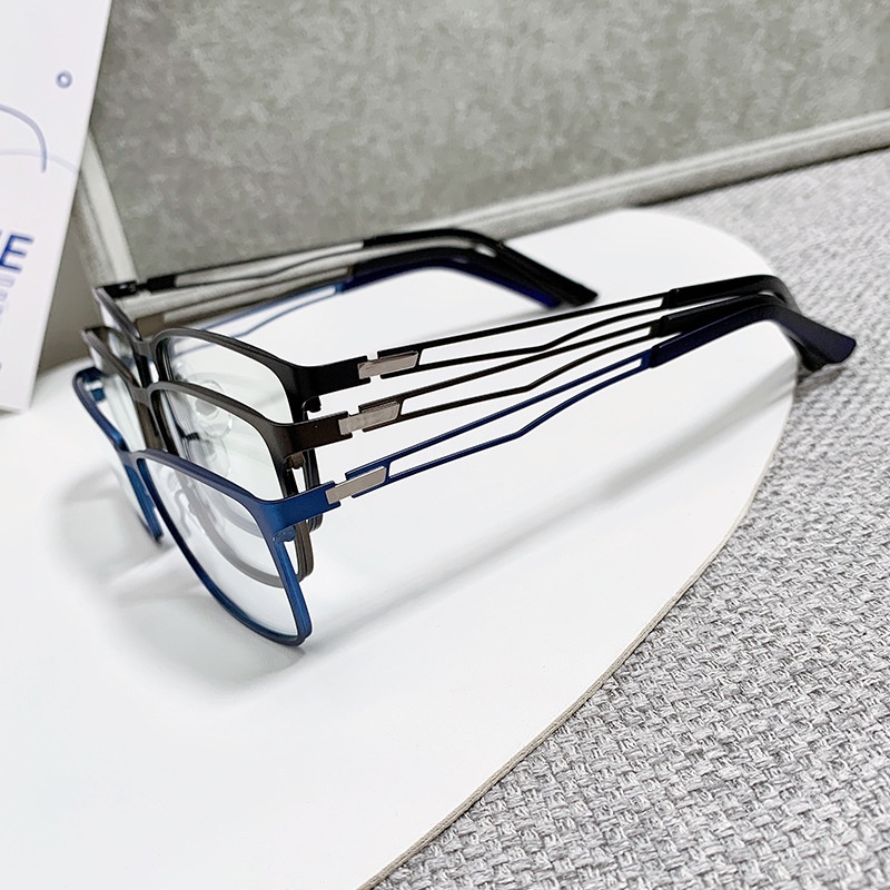 Kính Mát Gọng Kim Loại Chống Bức Xạ Thời Trang Cho Nam