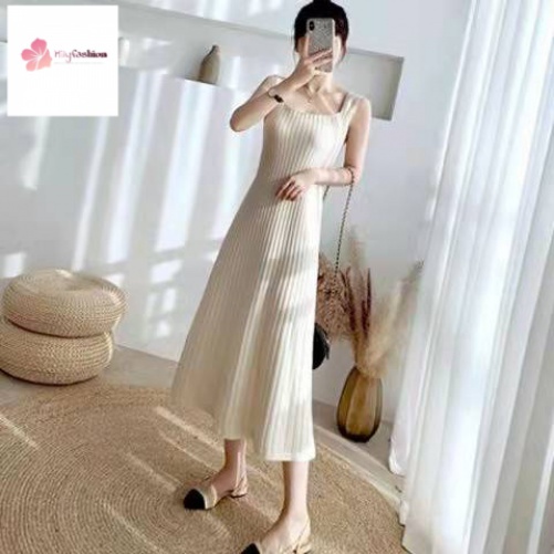 Đầm Dệt Kim Chữ A Thời Trang Thanh Lịch Cho Nữ