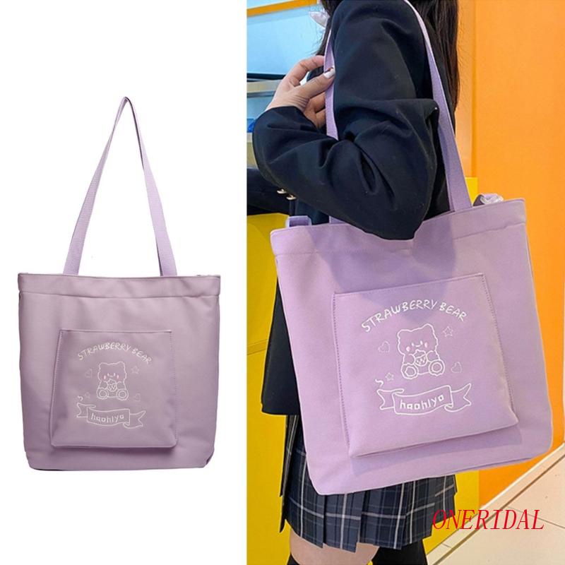 Túi Đeo Chéo Trong Suốt Hình Gấu Phong Cách Nhật Bản Cho Nữ