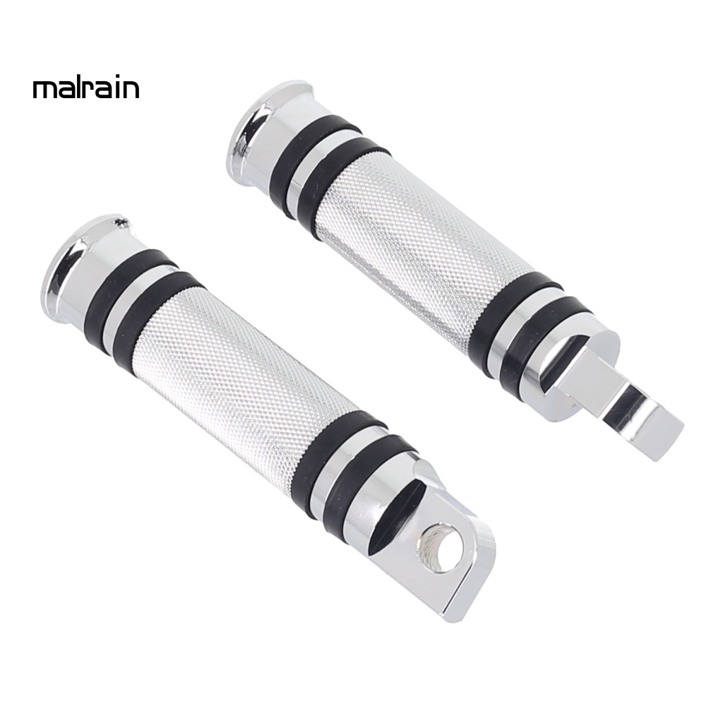 Set 2 Bàn Đạp Để Chân Bằng Nhôm Màu Đen Thay Thế Cho Xe Mô Tô 883 / Dyna / Softail / Fat Boy