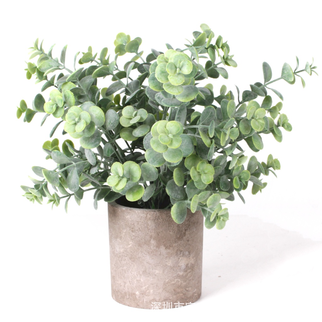 Chậu Cây Bonsai Giả Trang Trí Nhà Cửa / Văn Phòng