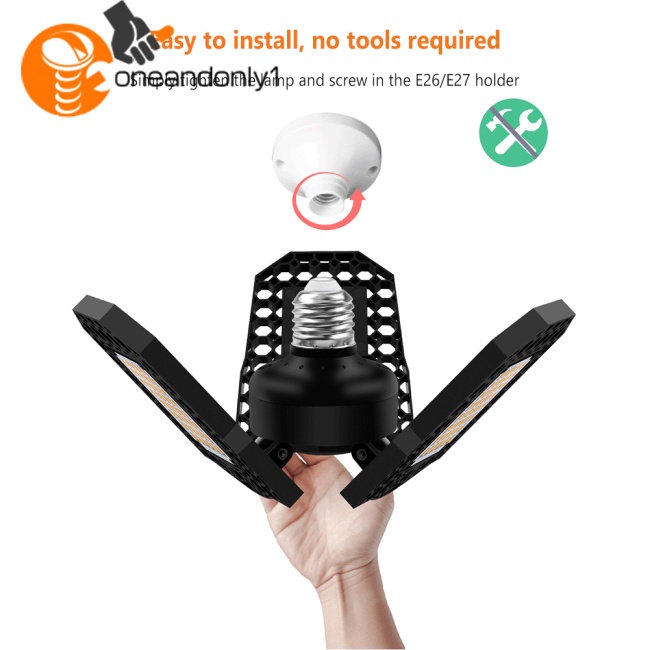 Đèn Led 40w / 60w / 80w Tiết Kiệm Năng Lượng Có Thể Điều Chỉnh Góc Độ Tiện Dụng