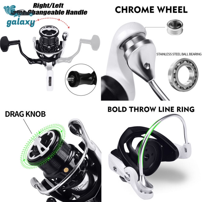 Galaxy Máy Câu Cá 5.5: 1 7kg Max Drag 7 + 1bb Chuyên Nghiệp
