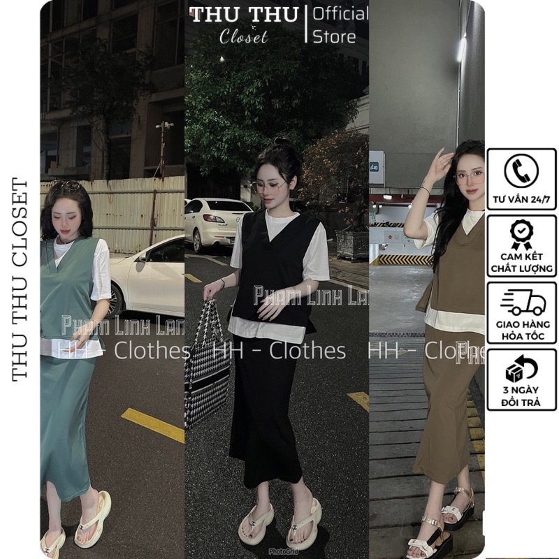 Set váy 3 chi tiết siêu xinh. Size S M