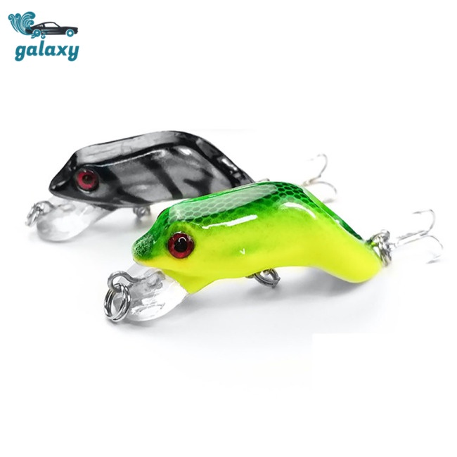 Galaxy Mồi Giả Câu Cá Hình Ếch 3d 5.5cm / 8.9g 3-4 Feet