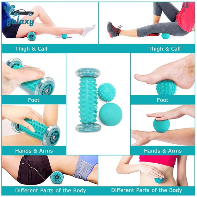 Galaxy Bóng Lăn Mát Xa Cơ Chân / Tay / Lưng Di Động Hỗ Trợ Luyện Tập Yoga