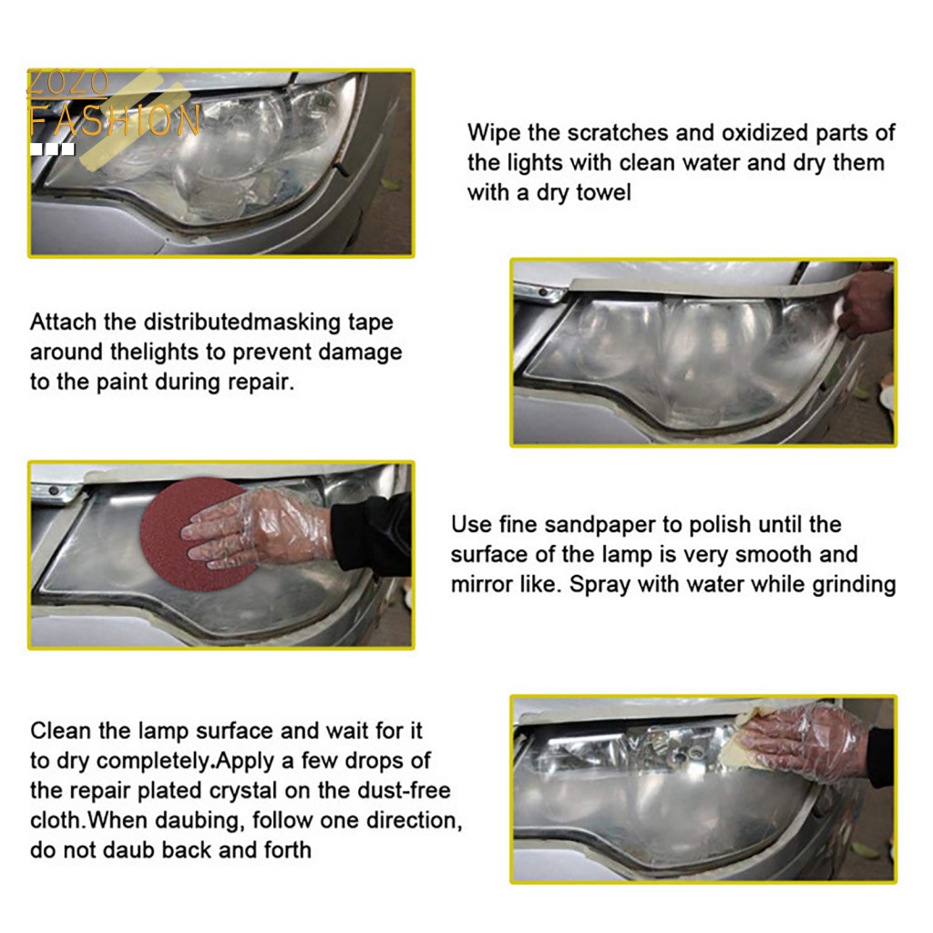 Dung Dịch Đánh Bóng Đèn Pha Xe Hơi / Xe Tải Chuyên Dụng