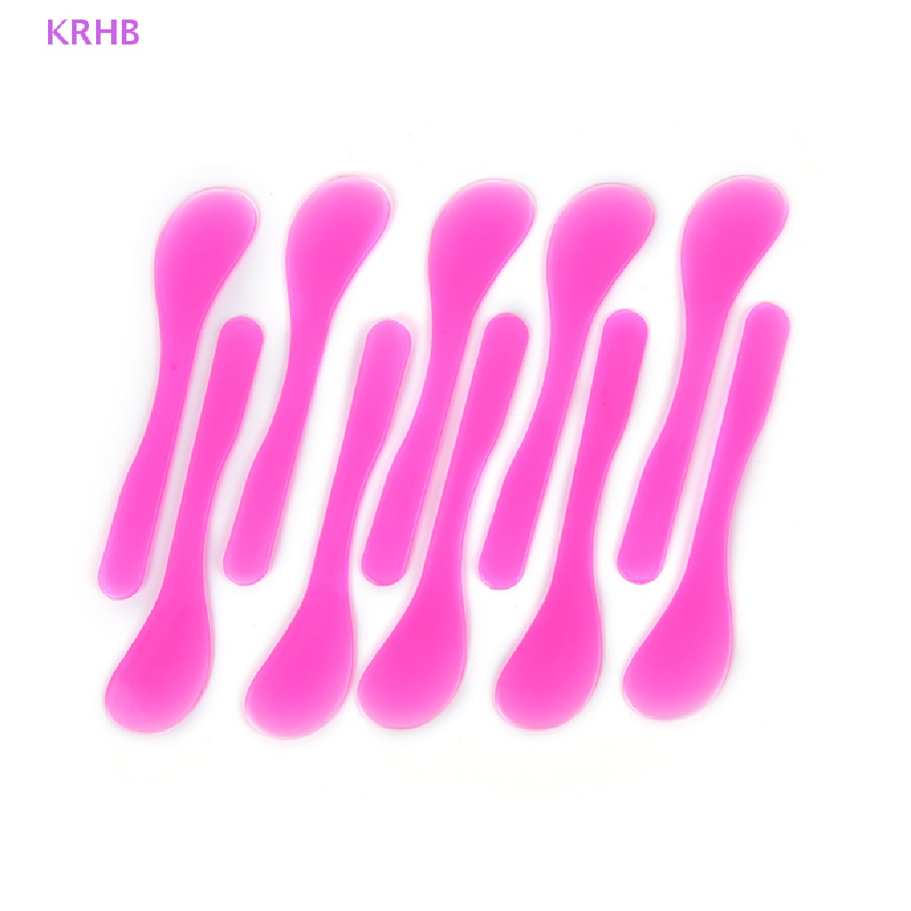 Set 10 Muỗng Nhựa Trộn Mặt Nạ DIY Tiện Dụng Mới