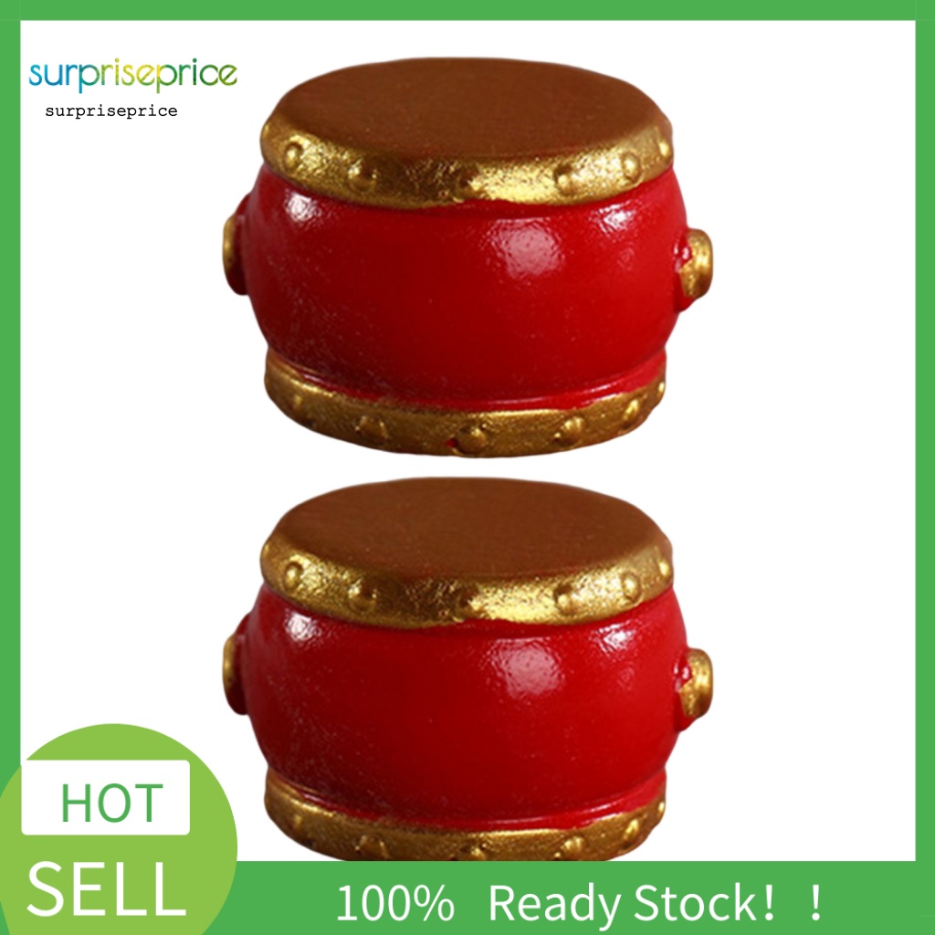 Set 2 Tượng Thỏ Điêu Khắc Thủ Công Trang Trí Năm Mới