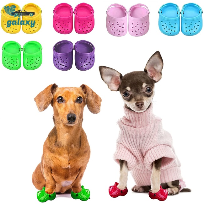 Galaxy Set 2 Xăng đan Chống Trượt Chống Thấm Nước Thoáng Khí Thoải Mái Cho Thú Cưng