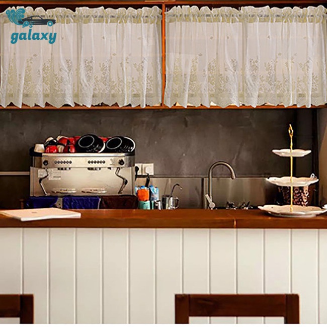 Galaxy Rèm Cửa Sổ Ngắn Họa Tiết Dải Ngân Hà Hiện Đại Dành Cho Trang Trí Nhà Bếp