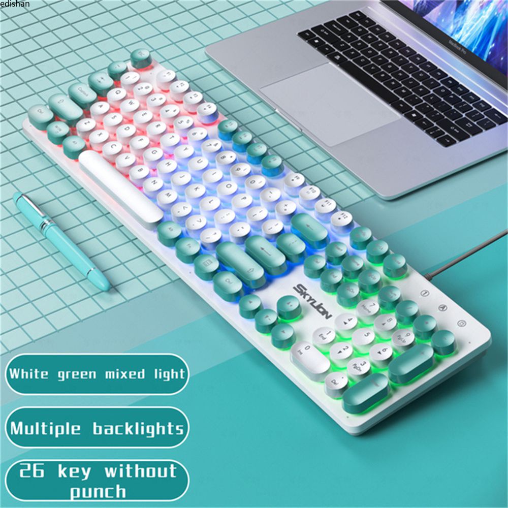 Bộ Bàn Phím Và Chuột H300 Có Dây Phát Quang
