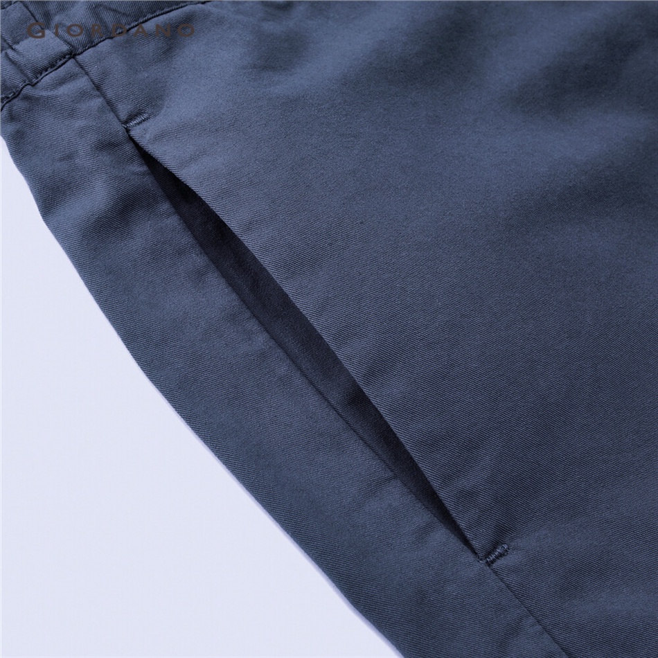 Quần giả váy GIORDANO 05403314 100% cotton dệt thoi mỏng nhẹ cạp thun màu trơn phong cách thường ngày