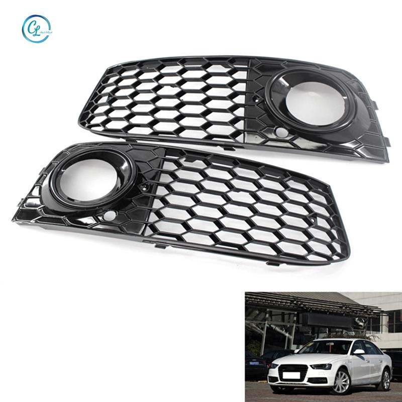 Khung Lưới Tổ Ong Màu Đen Bóng 8KD Gắn Đèn Sương Mù Xe Hơi Audi A4 B8 RS4 2009-2012807682 Đèn Led 8KD 8KD Chất Lượng Cao807681