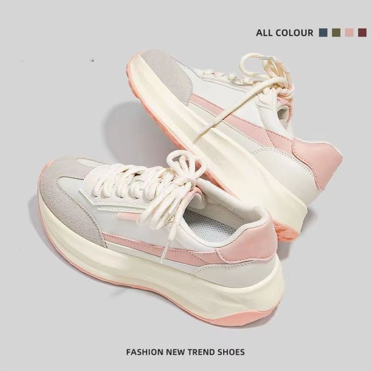 Giày Thể Thao Đế Dày Phối Lưới Thoáng Khí Thời Trang Mùa Xuân Mới 2023 Cho Nữ