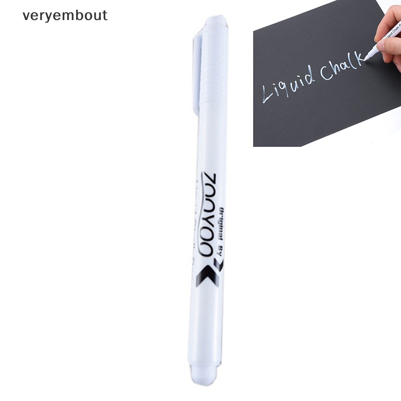 Bút Lông Viết Phấn Dạng Lỏng Màu Trắng