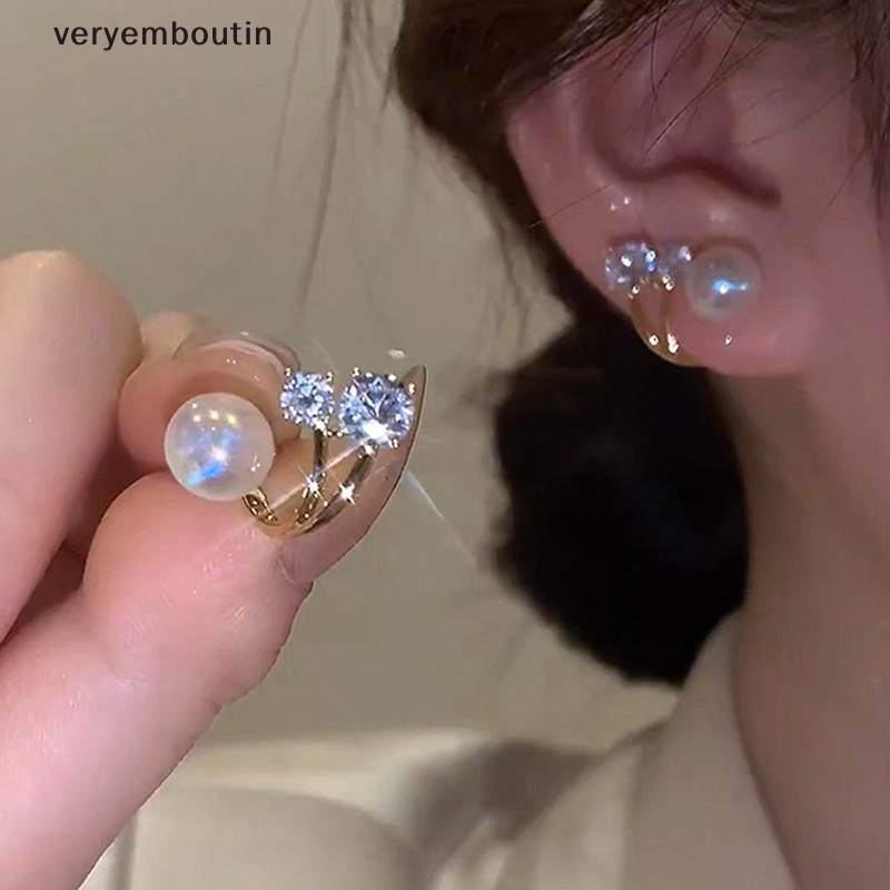 Bông Tai Đính Ngọc Trai Thời Trang Dành Cho Nữ