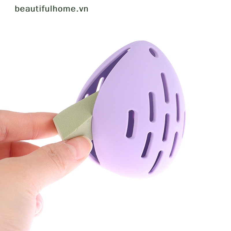 Giá Đỡ Mút Trang Điểm Bằng Silicone Tiện Dụng Khi Đi Du Lịch