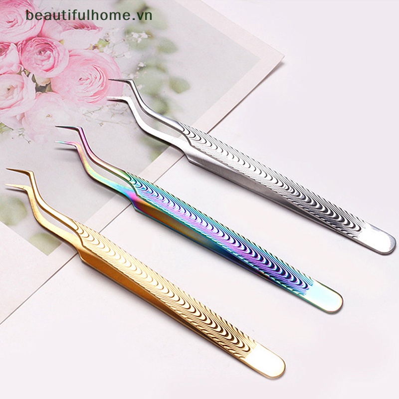 Nhíp Uốn Cong Làm Dài Lông Mi Bằng Thép Không Gỉ