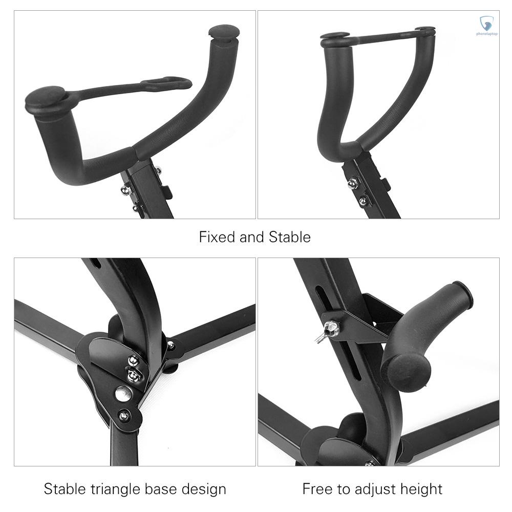 Giá Đỡ Trưng Bày Kèn Saxophone Alto Tenor Saxophone Hình Tam Giác Bằng Kim Loại Có Thể Điều Chỉnh