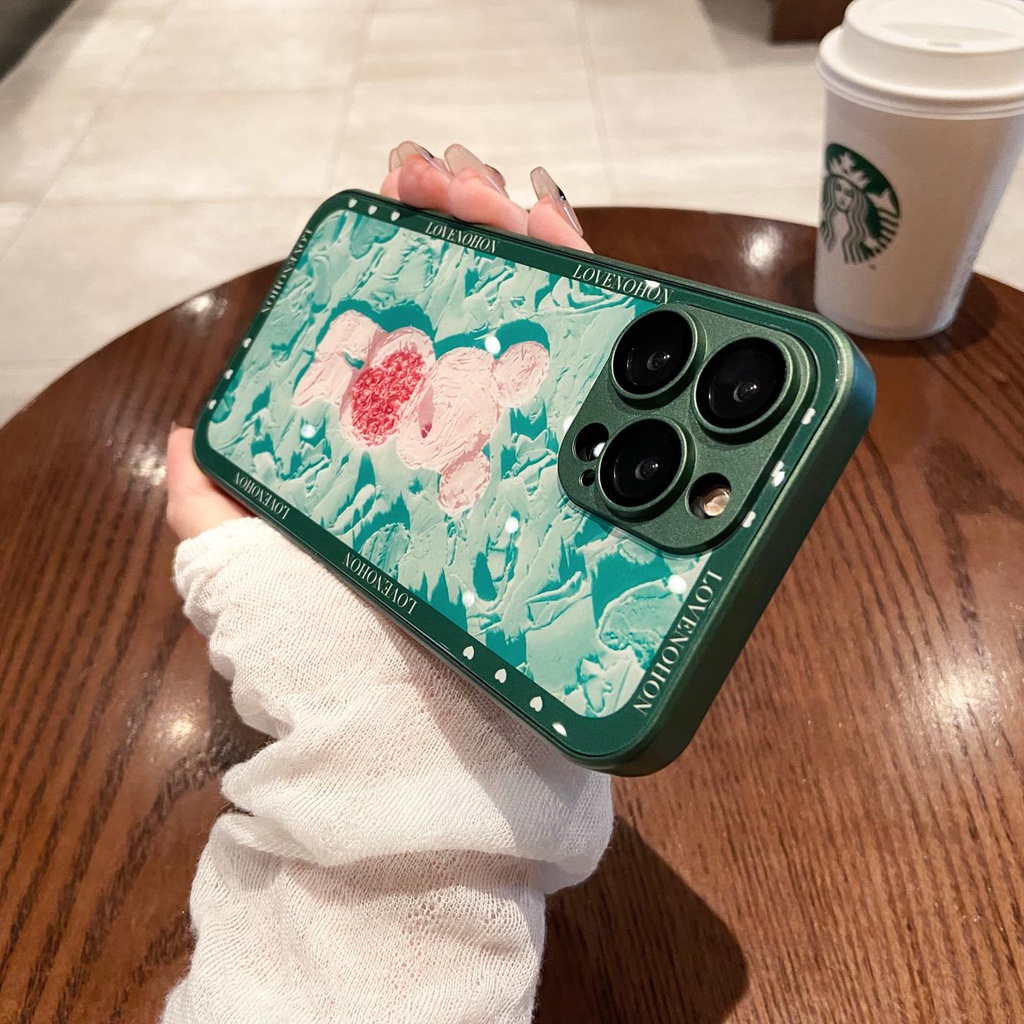 Ốp Điện Thoại Silicon Chống Sốc In Hình Gấu Hoạt Hình Thời Trang Cho iPhone 11 12 13 14 PRO MAX XR XS 7 8 Plus