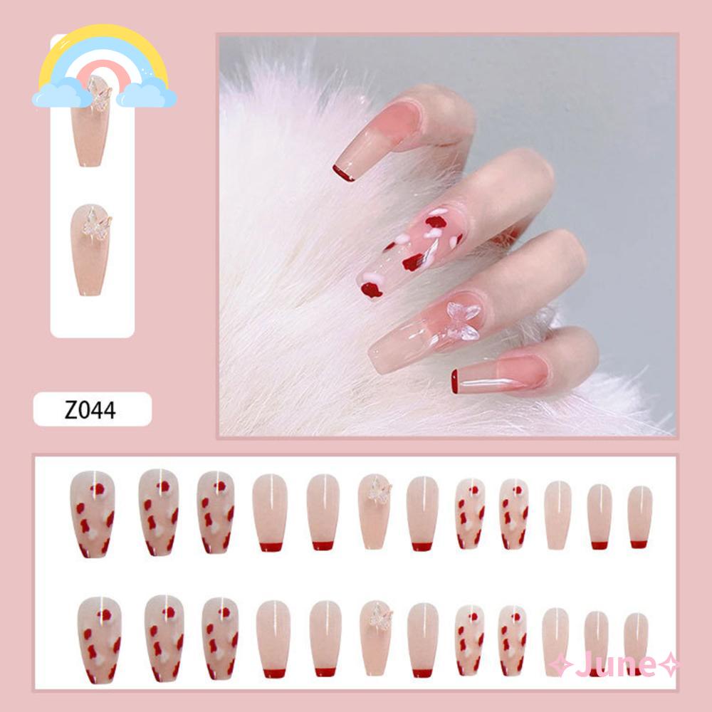 [Hàng mới về] Hộp 24 móng tay giả thời trang cho nữ
