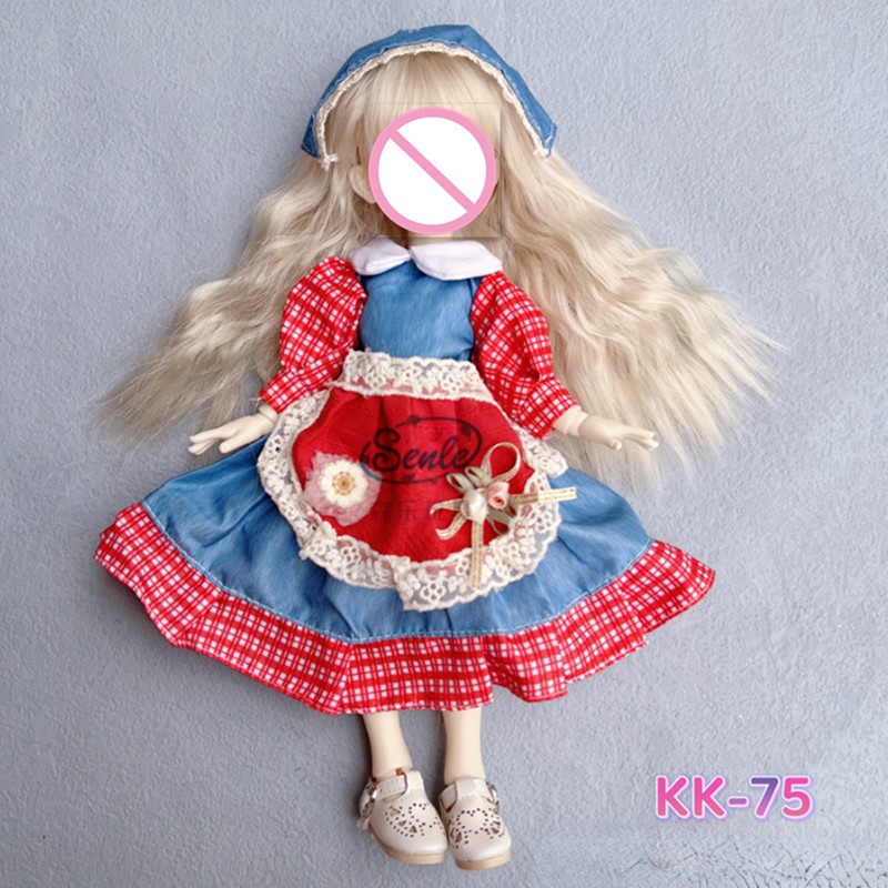 Bộ Đầm Thời Trang Cho Búp Bê 30cm BJD