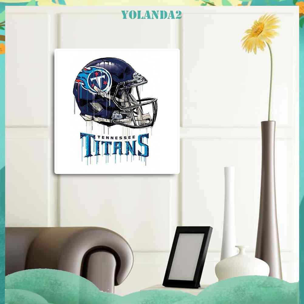 Tranh Đính Đá Kim Cương Toàn Bộ 5D DIY Hình Tennessee Titans