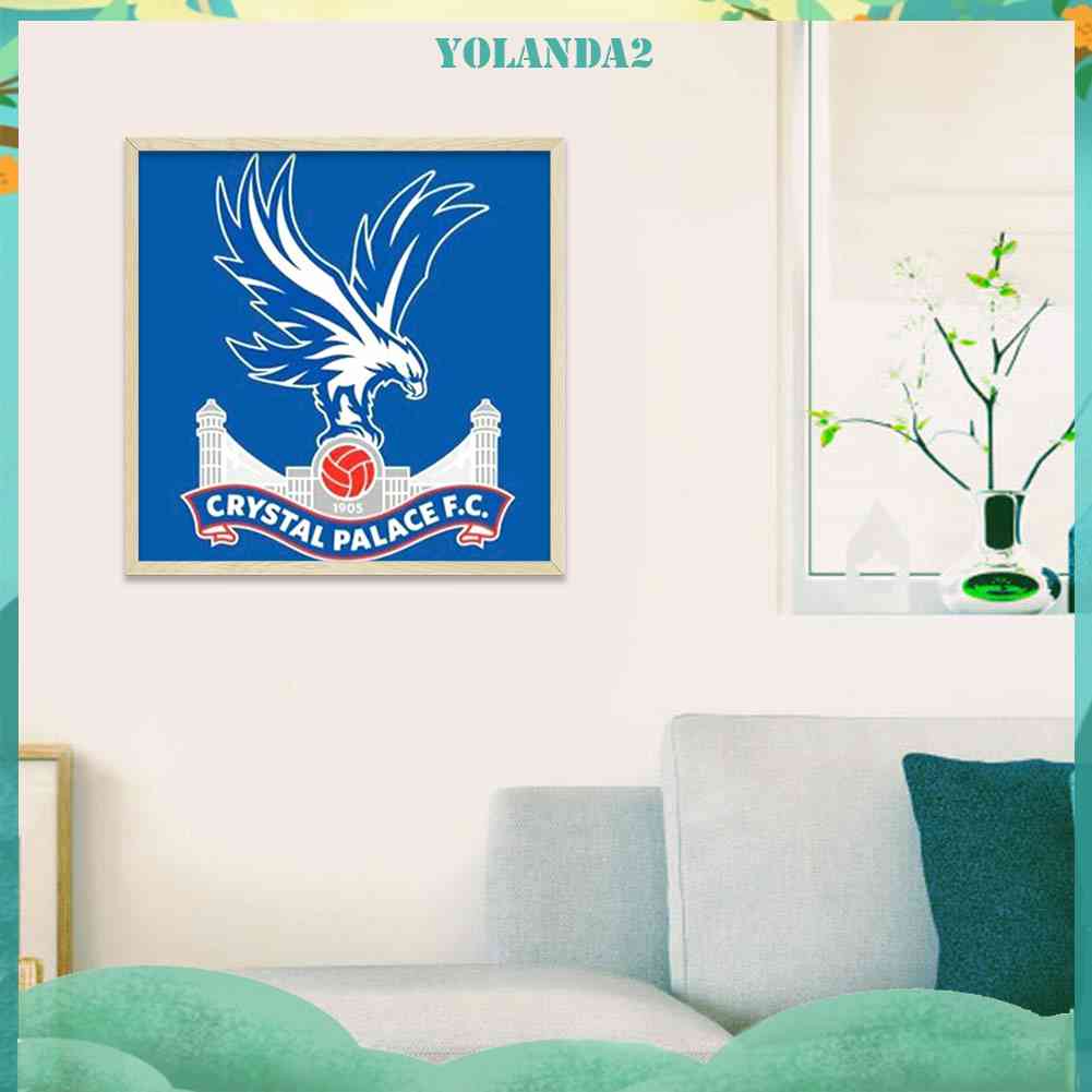 Tranh Đính Đá Kim Cương Toàn Bộ 5D DIY Hình Câu Lạc Bộ Bóng Đá