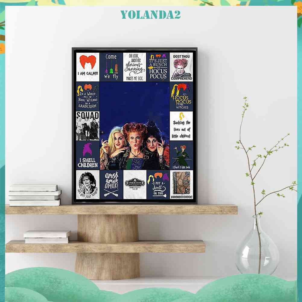 Tranh Đính Đá Kim Cương Toàn Bộ 5D DIY Hình Vẽ Hocus Pocus