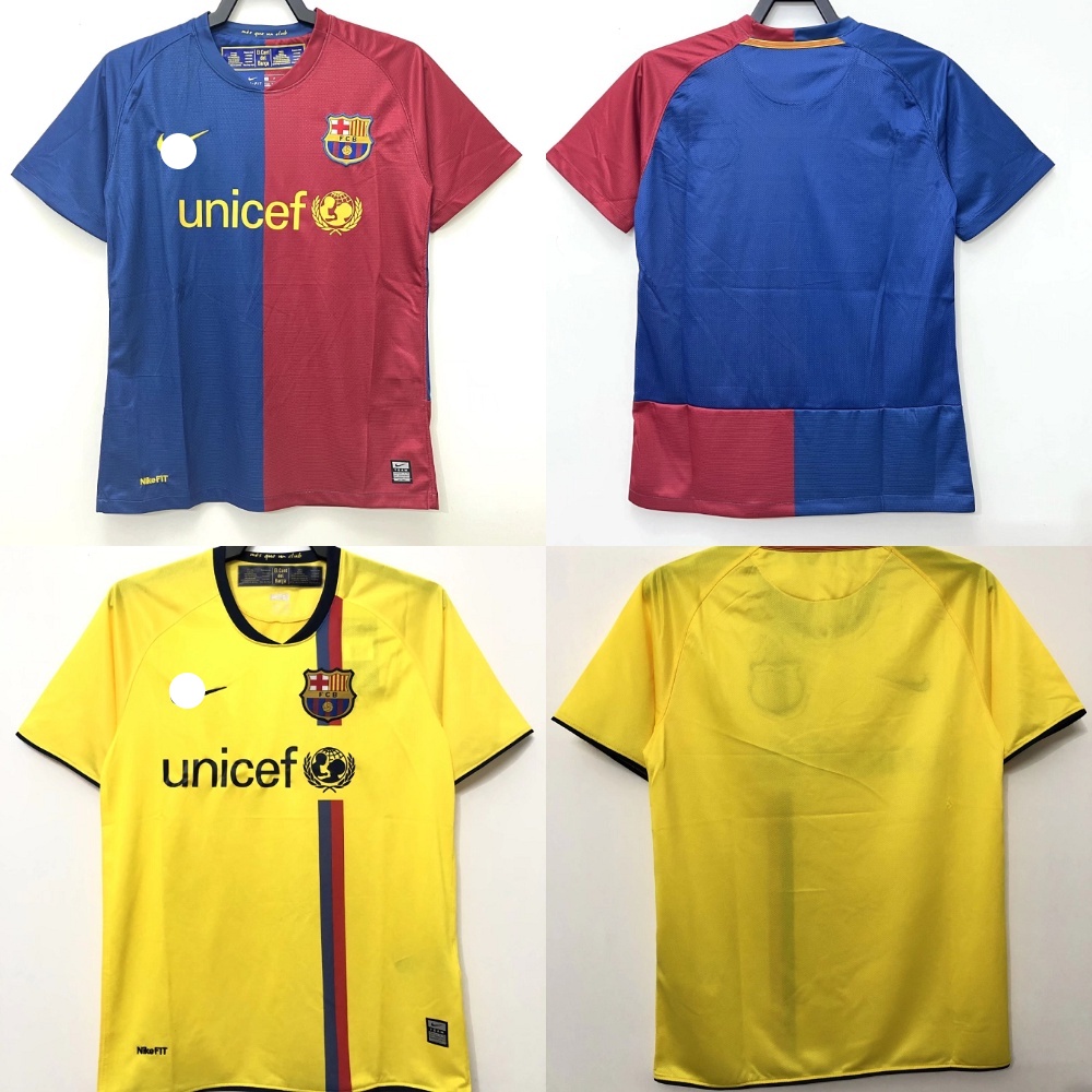 Áo Bóng Đá Câu Lạc Bộ Barcelona Sân Nhà 2008 / 09 S-XXL