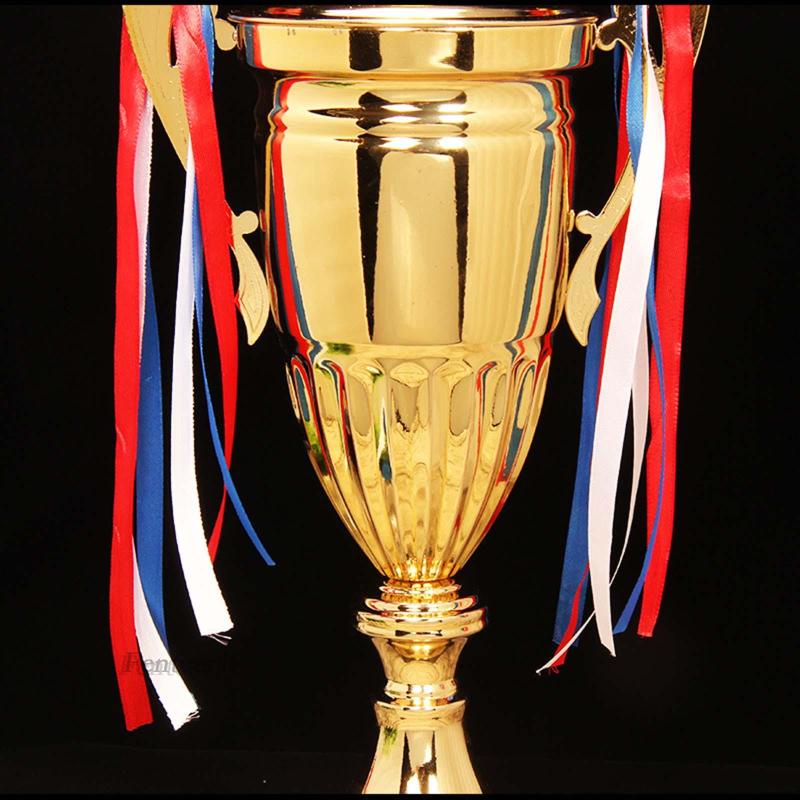 Cúp Giải Thưởng Bằng Kim Loại Fenteer1 Kèm Ruy Băng Dành Cho Các Cuộc Thi Thể Thao