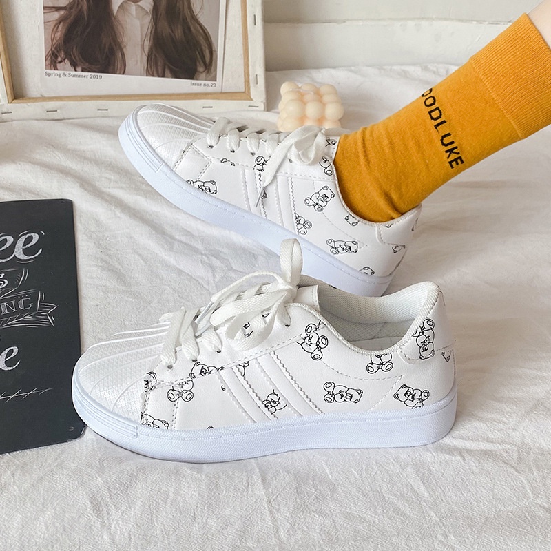 Giày Thể Thao Vải Canvas Màu Trắng Phong Cách Mới Năm 2023 Dễ Phối Đồ Thời Trang Đường Phố Cho Học Sinh ML035